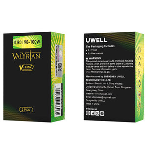منصة Uwell V-Coil لخزانات Valyrian 2 و Valyrian 2 Pro و Valyrian 3 و Valyrian 4 (قطعتان/عبوة)